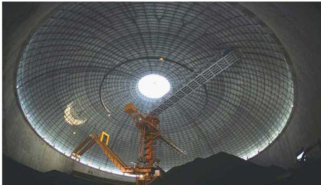 原平发电厂干煤棚网架