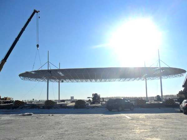 原平加油站网架案例